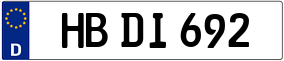 Truck License Plate